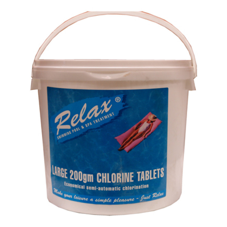 Aquafayre Relax 5kg Chlorine Tablets 200g Aquafayre Relax 5kg Chlorine Tablets 200g