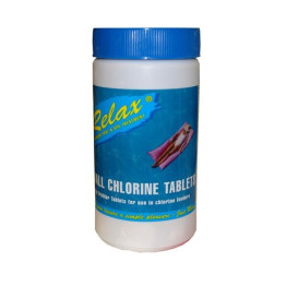 Aquafayre Relax 1kg Small Chlorine Tablets 20g Aquafayre Relax 1kg Small Chlorine Tablets 20g