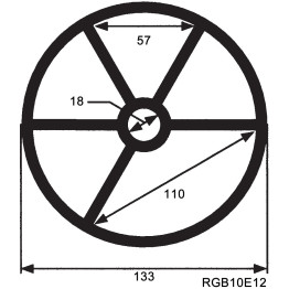 1.5 Inch Triton Tagelus Atika MPV Spider Gasket 1.5 Inch Triton Tagelus Atika MPV Spider Gasket