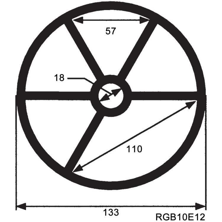 1.5 Inch Triton Tagelus Atika MPV Spider Gasket 1.5 Inch Triton Tagelus Atika MPV Spider Gasket