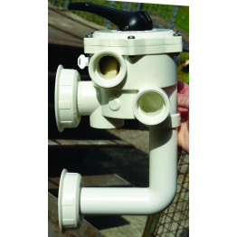 1.5 Inch Triton Side Mount Plumbed Multiport Valve 1.5 Inch Triton Side Mount Plumbed Multiport Valve