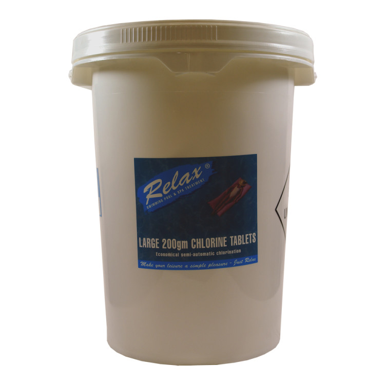 Relax 20kg Chlorine Tablets 200g