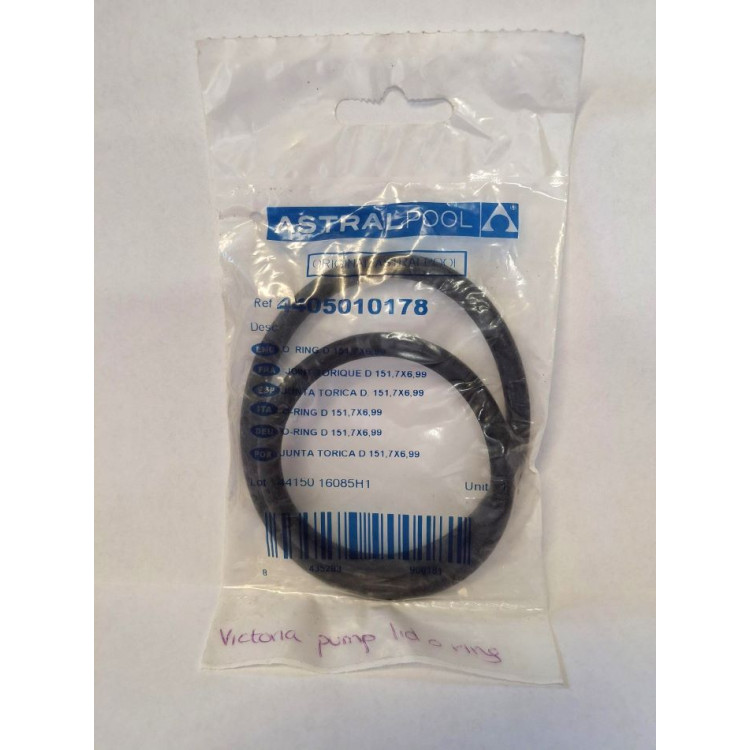 Astral Victoria Sprint Pump Lid O Ring Astral Victoria Sprint Pump Lid O Ring